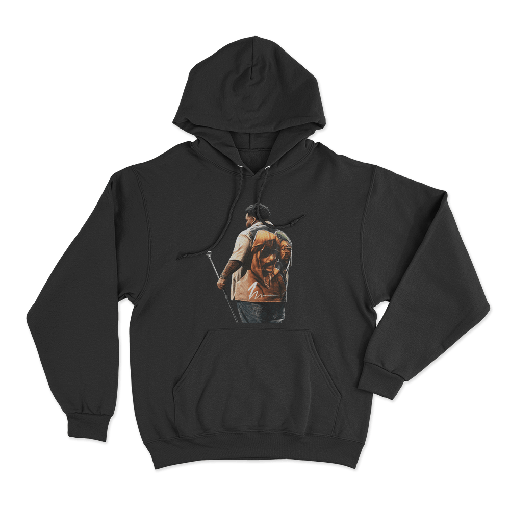 Rod Wave Back Unisex Hoodie Black Rod Wave Back Unisex Hoodie Black