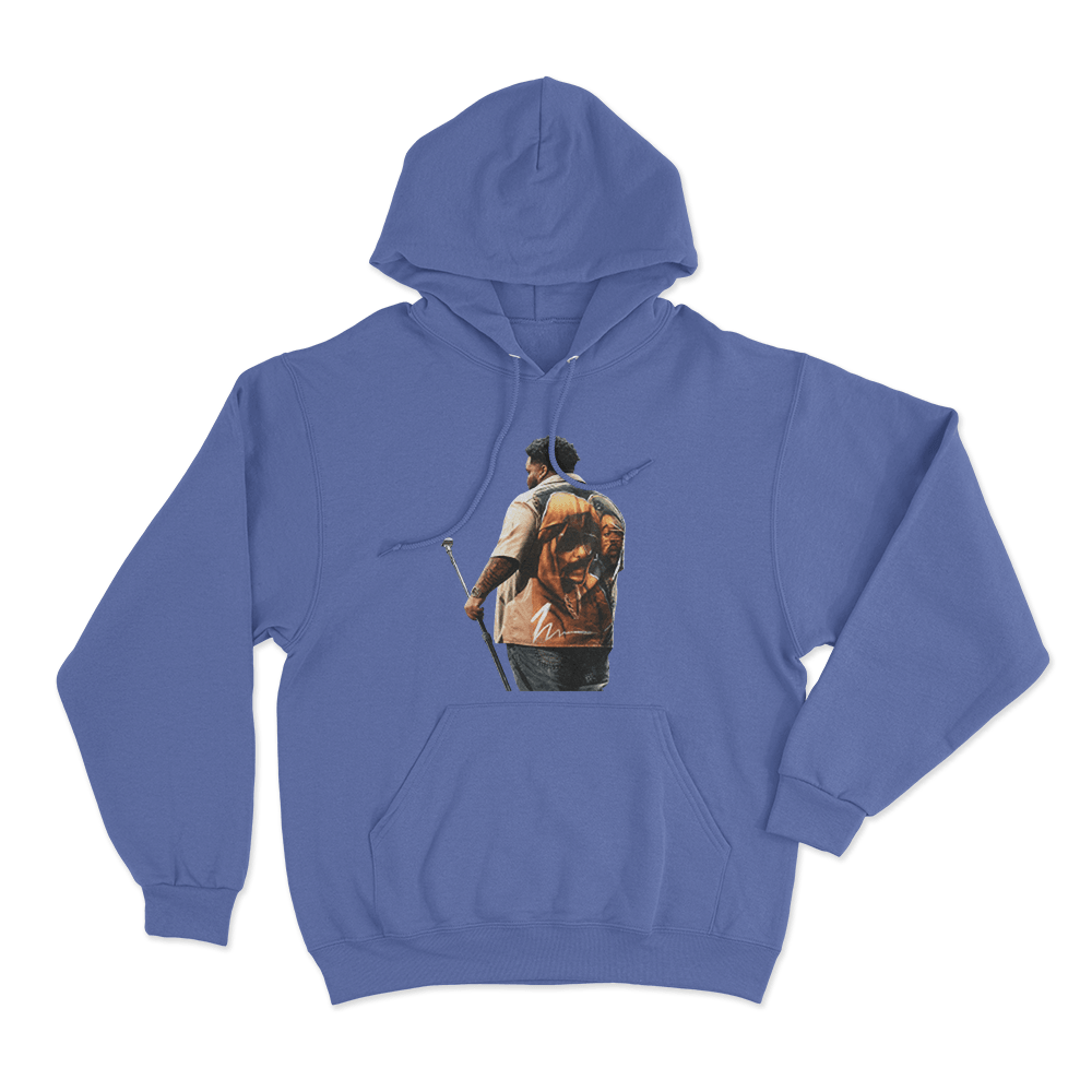 Rod Wave Back Unisex Hoodie Blue Rod Wave Back Unisex Hoodie Blue