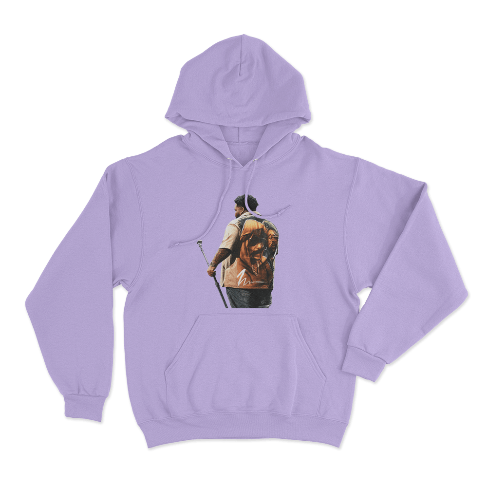 Rod Wave Back Unisex Hoodie Purple Rod Wave Back Unisex Hoodie Purple