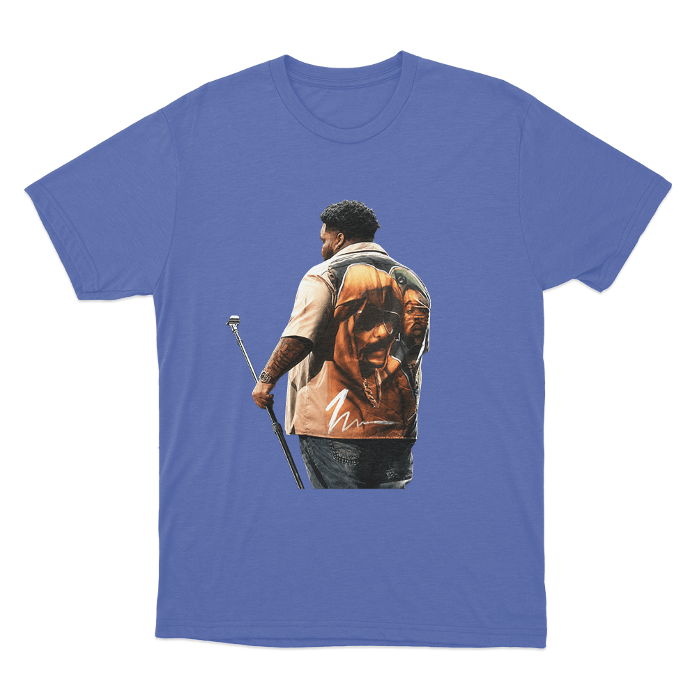 Rod Wave Back Unisex T Shirt Blue Rod Wave Back Unisex T Shirt Blue