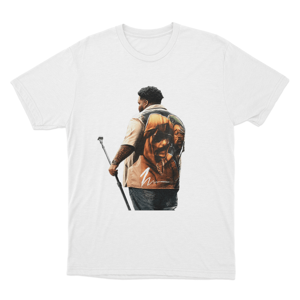 Rod Wave Back Unisex T Shirt White Rod Wave Back Unisex T Shirt White