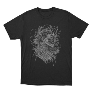 Rod Wave Scribble Portrait Unisex T Shirt Black