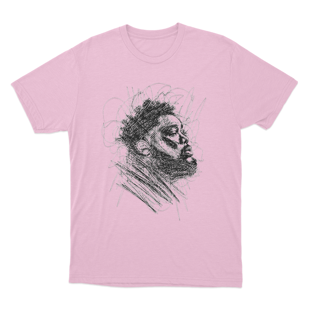 Rod Wave Scribble Portrait Unisex T Shirt Pink Rod Wave Scribble Portrait Unisex T Shirt Pink